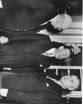 Sir Winston Churchill, Earl Alexander of Tunis and John Diefenbaker