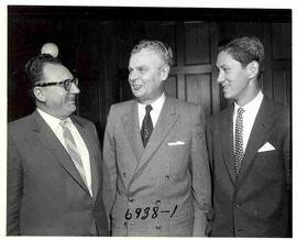 John Diefenbaker with Doug Jung and another gentleman