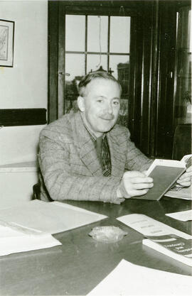 Clarence R. Tracy - At Desk