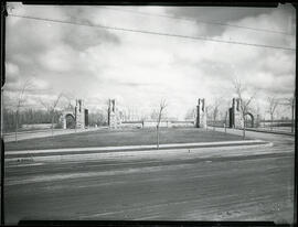 Memorial Gates Across College Street