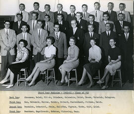 Third Year Medicine - 1960-61 - Class of '62