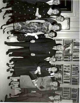 John Diefenbaker and others at 24 Sussex Drive