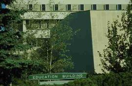 Education building sign
