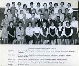 Teaching and Supervision Diploma 1964-65