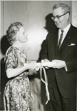 Dr. Margaret M. Cameron and Dr. J. Francis Leddy