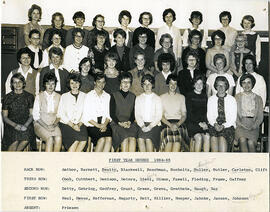 Nursing - First Year Degree 1964-65
