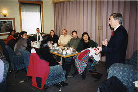 Peter MacKinnon Meeting With North Battleford HS Counsellors