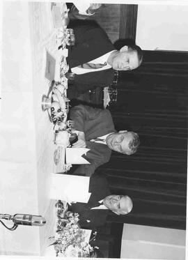 John Diefenbaker with Robert Menzies and Terence MacDermot