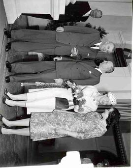 John and Olive Diefenbaker with Sir Dallas Brooks