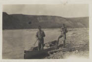 Men with Canoe