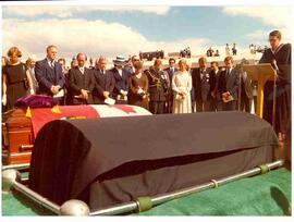 Diefenbaker funeral at the University of Saskatchewan
