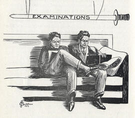 Cartoon: "Examinations"