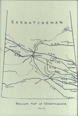 Railway Map of Saskatchewan.