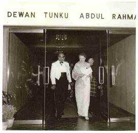 Olive Diefenbaker with Tunku Abdul Rahman
