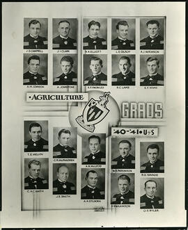 School of Agriculture - Graduates - 1940-1941