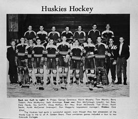 University of Saskatchewan Huskies Men's Hockey Team - Group Photo