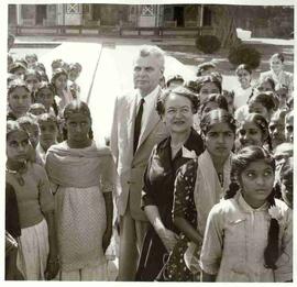 John and Olive Diefenbaker in India