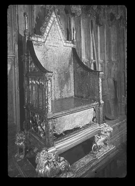 "Westminster Abbey. The Coronation Chair"