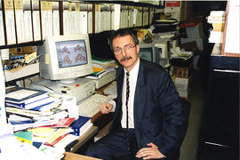 Prof. Paul Mezey in his U of S office