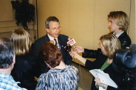 Peter MacKinnon With Press