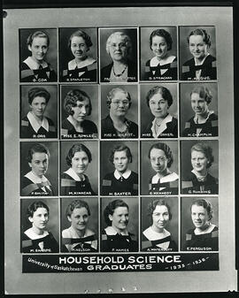 Household Science - Graduates - 1935-1936
