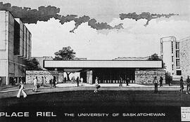 Place Riel Student Centre - Architect's Sketch