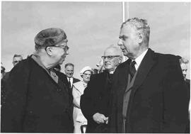 Eleanor Roosevelt and John Diefenbaker in Newfoundland