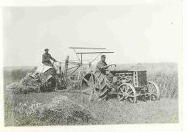 Early Powered Driven Farm Implement.