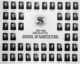 School of Agriculture - Graduates - 1962-1963