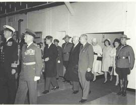 John and Olive Diefenbaker with John and Jackie Kennedy and George and Pauline Vanier