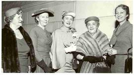 Olive Diefenbaker with participants to the Progressive Conservative Women's Tea