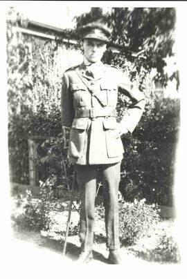 Diefenbaker upon reteurn from overseas after World War I