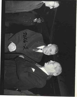 John Diefenbaker with Harold Macmillan