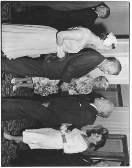 John and Olive Diefenbaker with Terence and Mrs. MacDermot