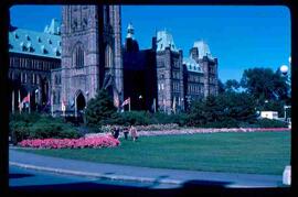 Front gardens of Parliament Buildings