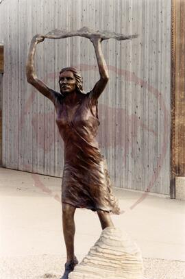 The woman sculpture
