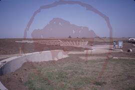 Amphitheatre under construction