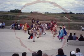 St. Mary's dancers performing in amphitheatre