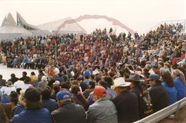 View of audience seated in ampitheatre