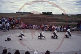 Hopi (New Mexico) drummers in amphitheatre