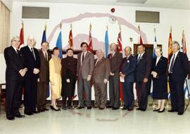 Honourable Lucien Bouchard with award recipients