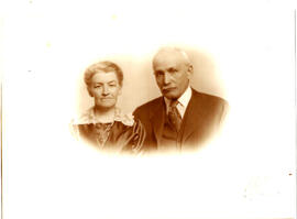 Mr. & Mrs. James P. Dill, Wolseley pioneers ca. 1930