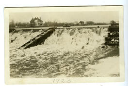 Dam overflow, Wolseley, Spring 1923